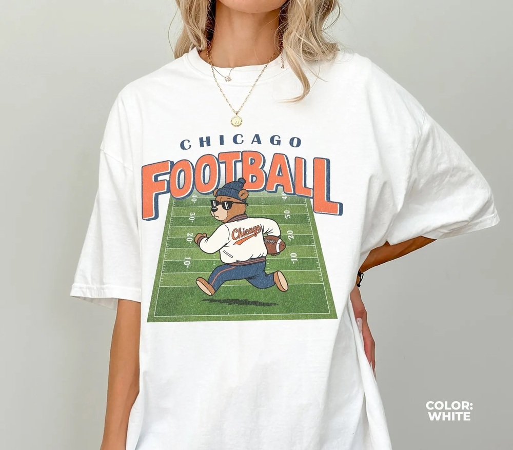 Chicago Football Shirt Bears Mascot Shirt